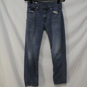 LEVI STRAUSS & CO 502 W 29 L 32 Regular Taper Fit Denim Jeans Medium / Dark Wash